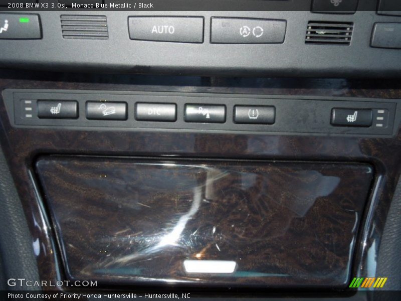 Monaco Blue Metallic / Black 2008 BMW X3 3.0si