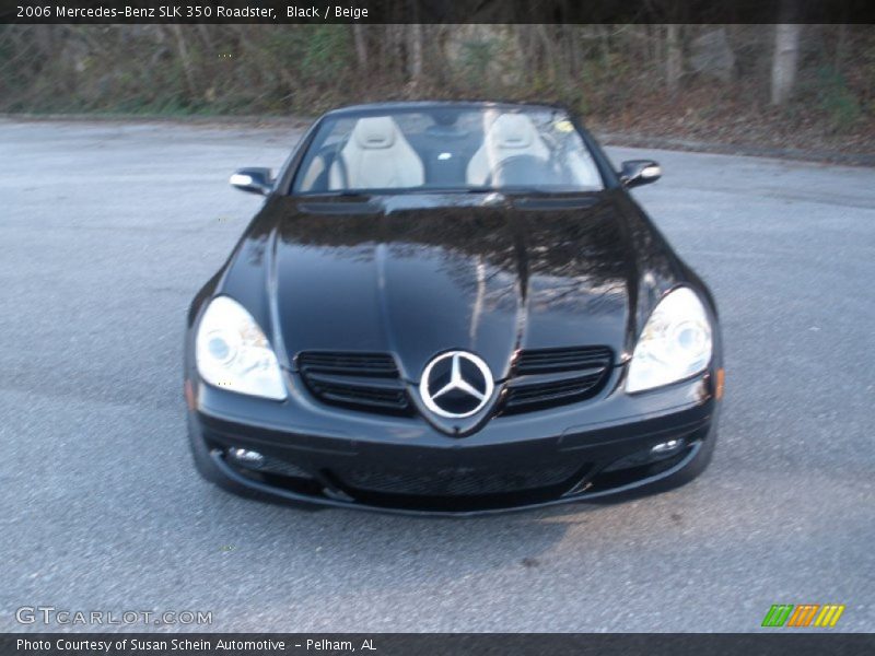Black / Beige 2006 Mercedes-Benz SLK 350 Roadster
