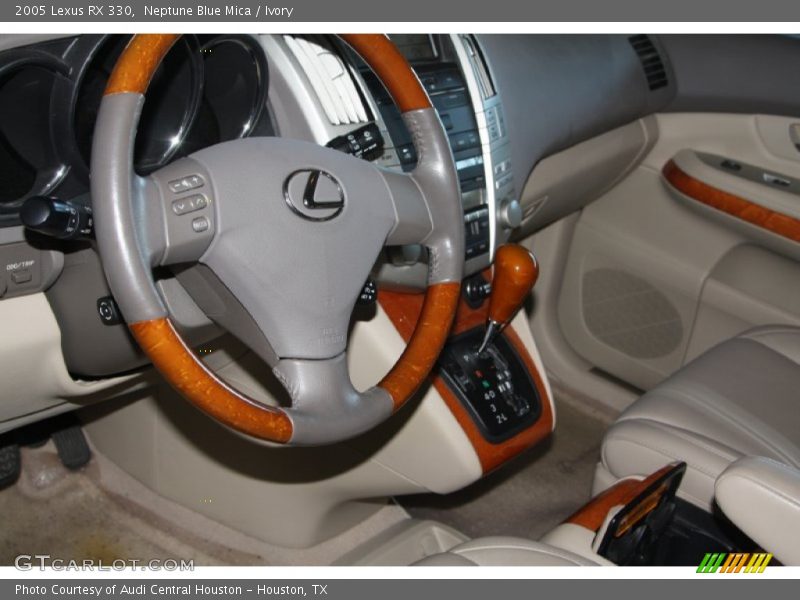 Neptune Blue Mica / Ivory 2005 Lexus RX 330