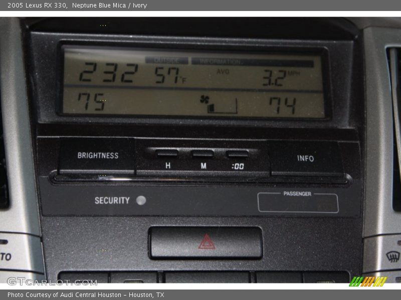 Neptune Blue Mica / Ivory 2005 Lexus RX 330