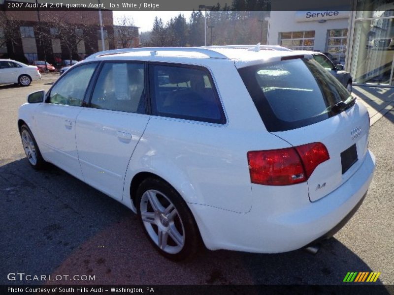 Ibis White / Beige 2007 Audi A4 2.0T quattro Avant