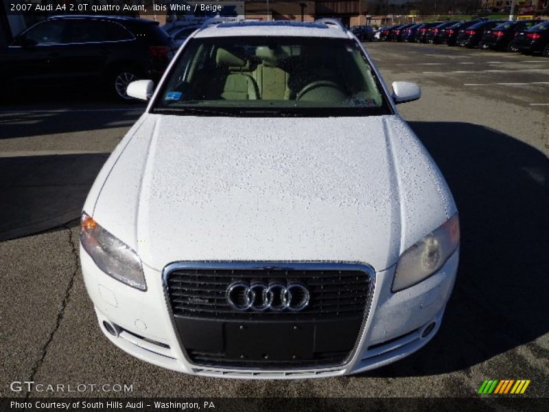 Ibis White / Beige 2007 Audi A4 2.0T quattro Avant