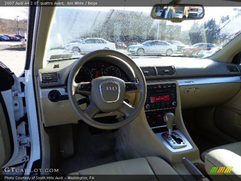 Ibis White / Beige 2007 Audi A4 2.0T quattro Avant