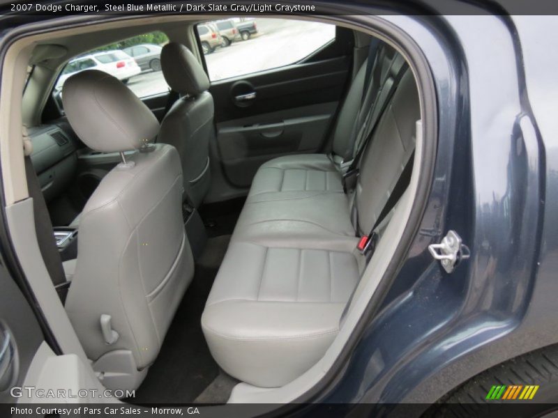 Steel Blue Metallic / Dark Slate Gray/Light Graystone 2007 Dodge Charger