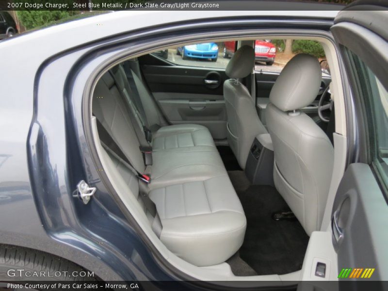 Steel Blue Metallic / Dark Slate Gray/Light Graystone 2007 Dodge Charger