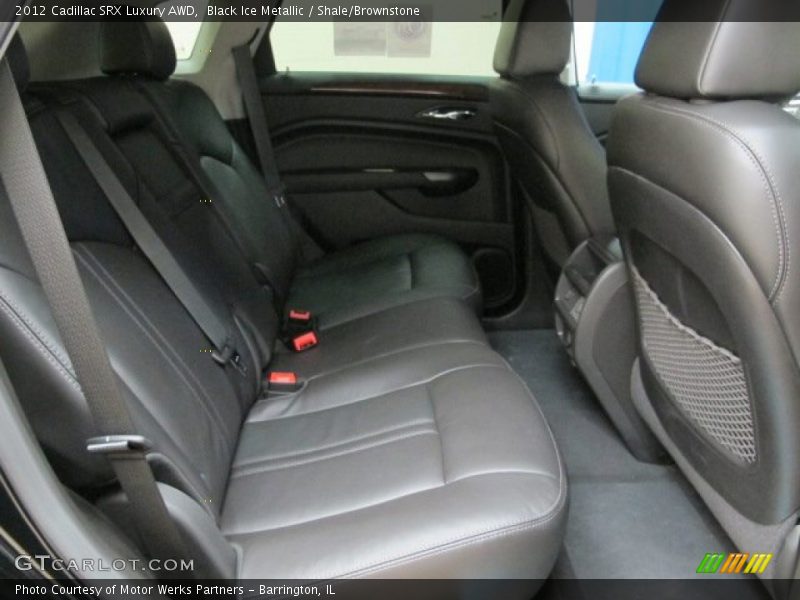 Black Ice Metallic / Shale/Brownstone 2012 Cadillac SRX Luxury AWD