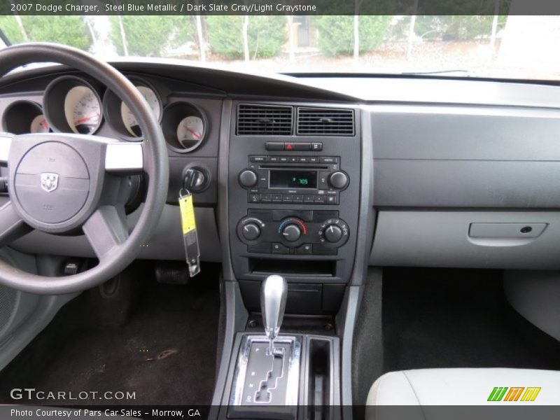 Steel Blue Metallic / Dark Slate Gray/Light Graystone 2007 Dodge Charger