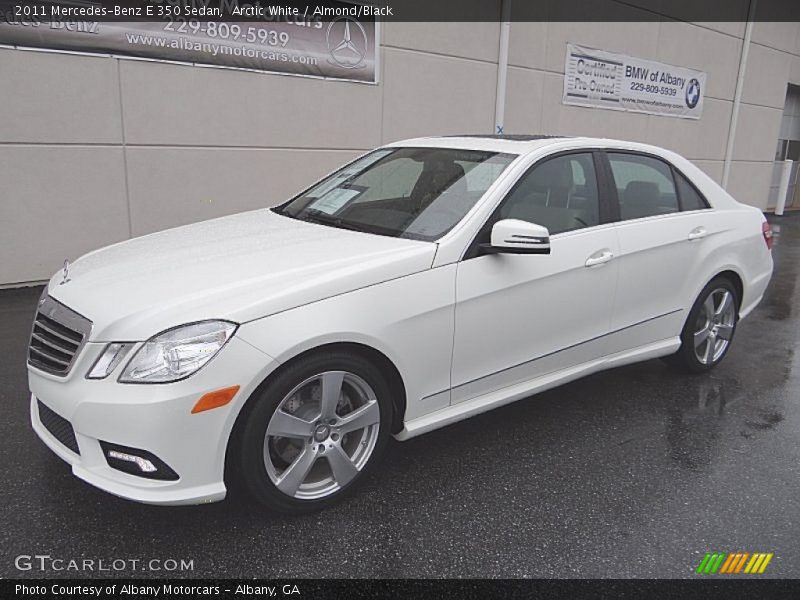 Arctic White / Almond/Black 2011 Mercedes-Benz E 350 Sedan