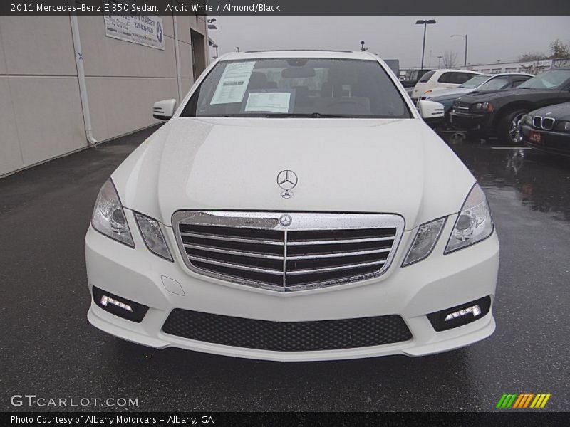 Arctic White / Almond/Black 2011 Mercedes-Benz E 350 Sedan