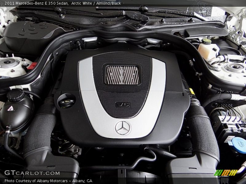 Arctic White / Almond/Black 2011 Mercedes-Benz E 350 Sedan