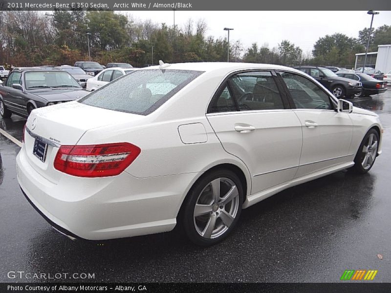 Arctic White / Almond/Black 2011 Mercedes-Benz E 350 Sedan