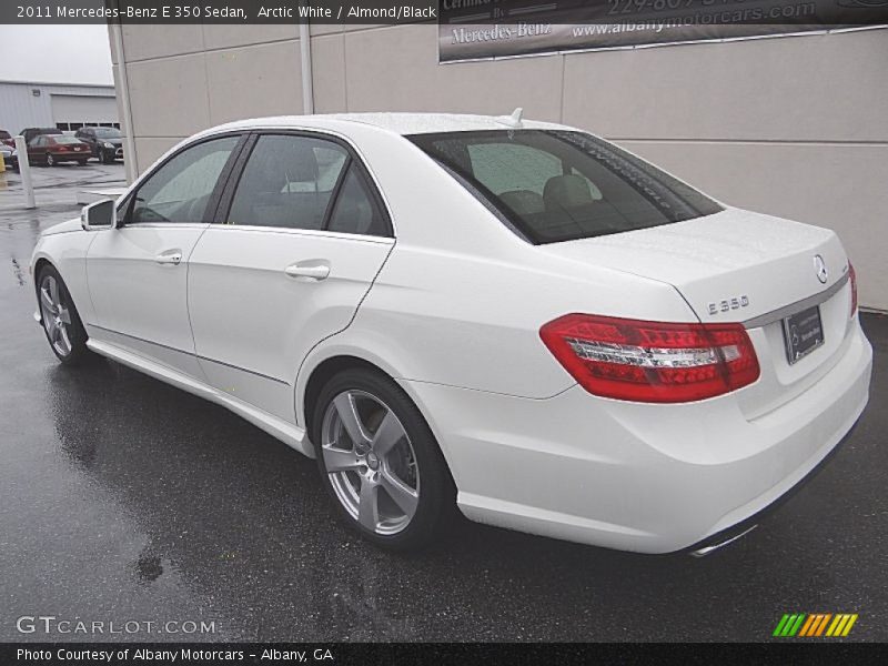 Arctic White / Almond/Black 2011 Mercedes-Benz E 350 Sedan
