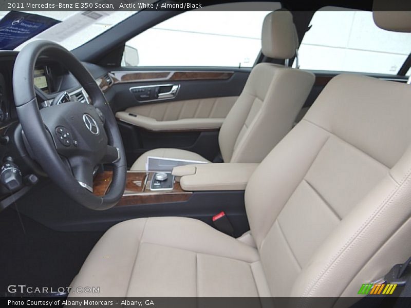 Arctic White / Almond/Black 2011 Mercedes-Benz E 350 Sedan
