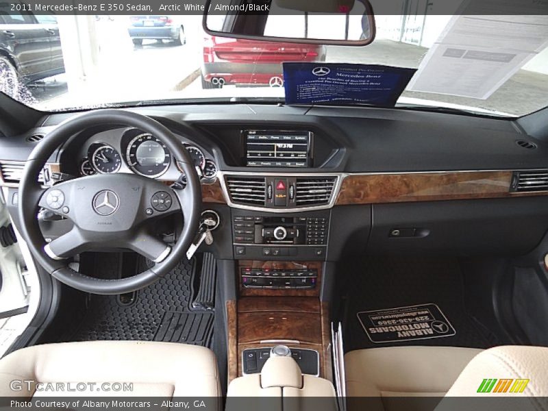 Arctic White / Almond/Black 2011 Mercedes-Benz E 350 Sedan