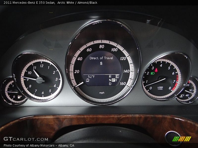 Arctic White / Almond/Black 2011 Mercedes-Benz E 350 Sedan