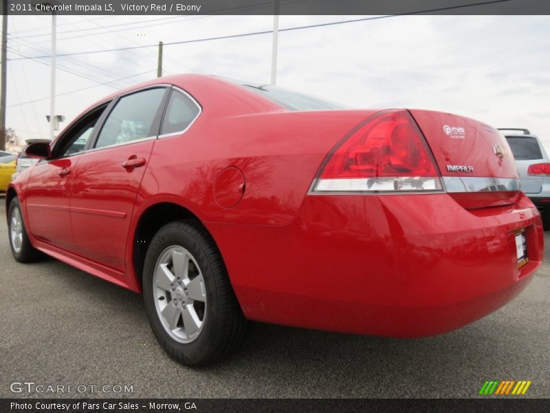 Victory Red / Ebony 2011 Chevrolet Impala LS