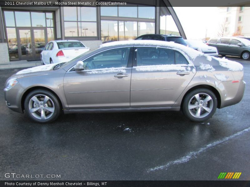 Mocha Steel Metallic / Cocoa/Cashmere 2011 Chevrolet Malibu LT