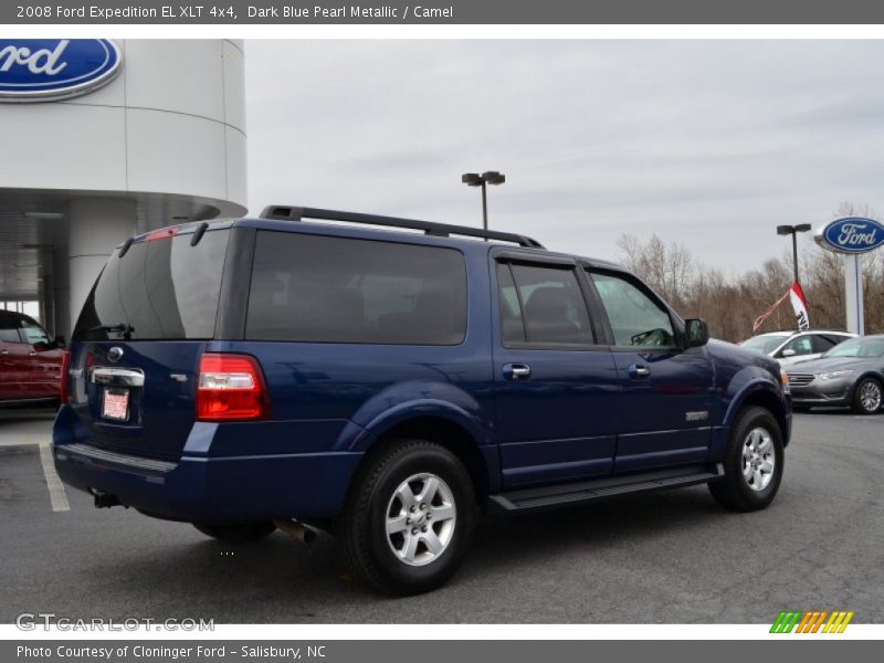 Dark Blue Pearl Metallic / Camel 2008 Ford Expedition EL XLT 4x4