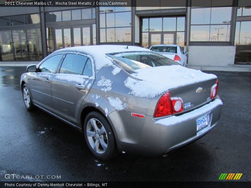 Mocha Steel Metallic / Cocoa/Cashmere 2011 Chevrolet Malibu LT