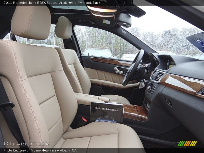 Arctic White / Almond/Black 2011 Mercedes-Benz E 350 Sedan