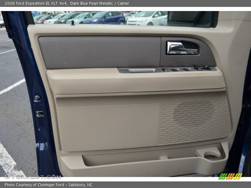 Dark Blue Pearl Metallic / Camel 2008 Ford Expedition EL XLT 4x4