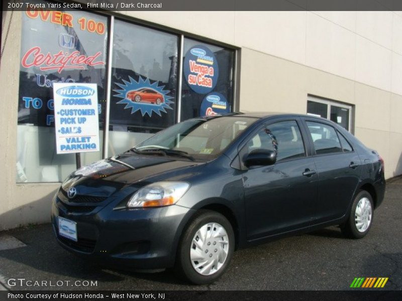 Flint Mica / Dark Charcoal 2007 Toyota Yaris Sedan