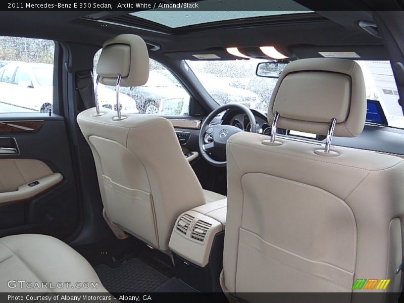 Arctic White / Almond/Black 2011 Mercedes-Benz E 350 Sedan
