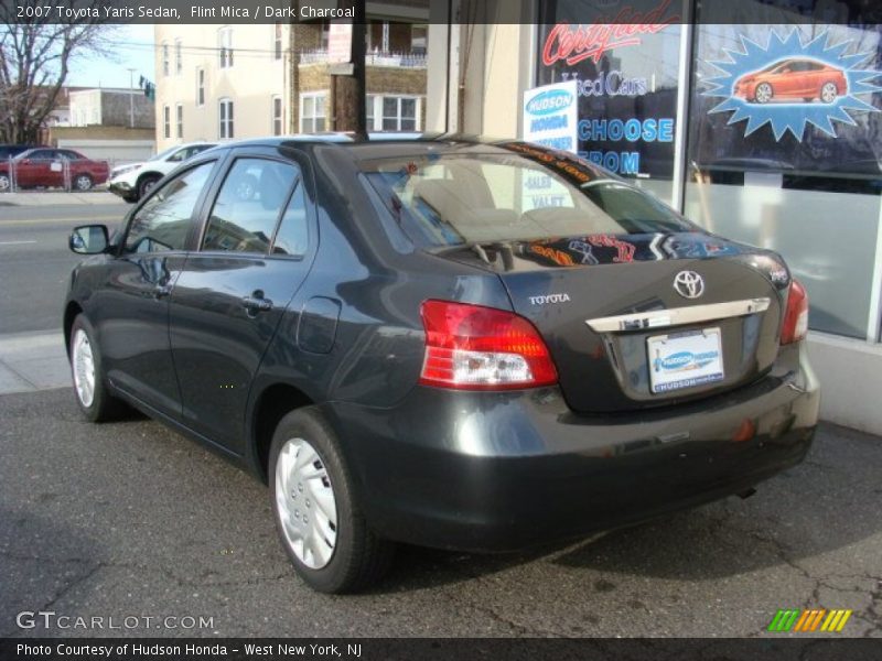 Flint Mica / Dark Charcoal 2007 Toyota Yaris Sedan