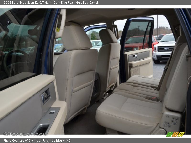 Dark Blue Pearl Metallic / Camel 2008 Ford Expedition EL XLT 4x4