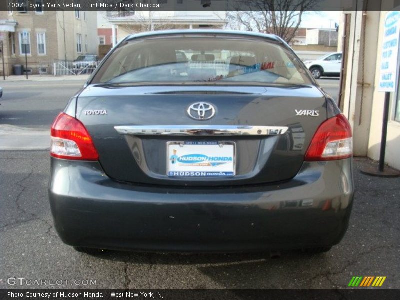 Flint Mica / Dark Charcoal 2007 Toyota Yaris Sedan