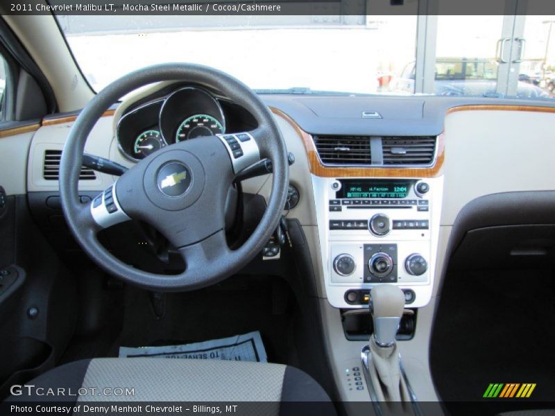 Mocha Steel Metallic / Cocoa/Cashmere 2011 Chevrolet Malibu LT