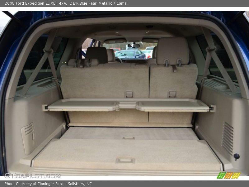 Dark Blue Pearl Metallic / Camel 2008 Ford Expedition EL XLT 4x4