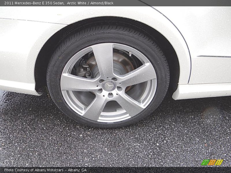 Arctic White / Almond/Black 2011 Mercedes-Benz E 350 Sedan