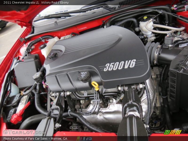 Victory Red / Ebony 2011 Chevrolet Impala LS