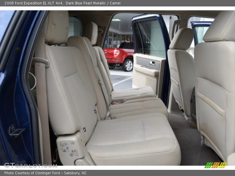Dark Blue Pearl Metallic / Camel 2008 Ford Expedition EL XLT 4x4