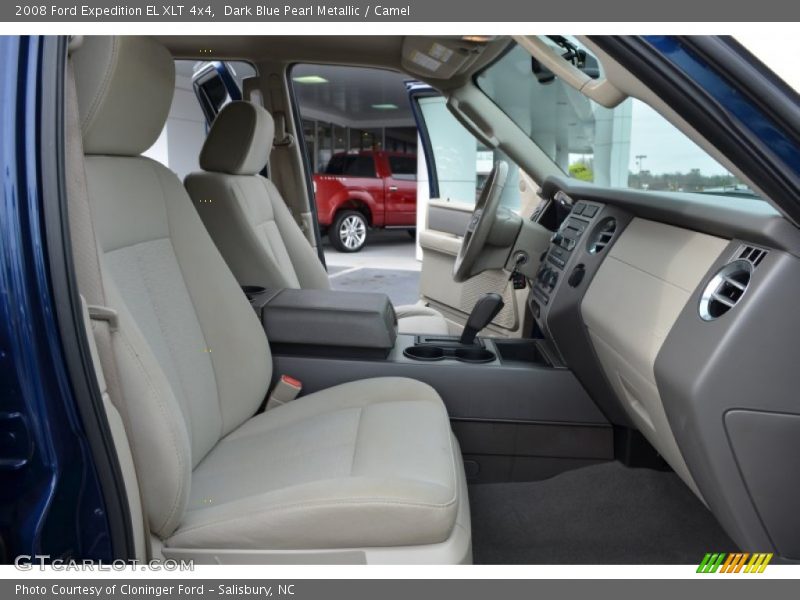 Dark Blue Pearl Metallic / Camel 2008 Ford Expedition EL XLT 4x4