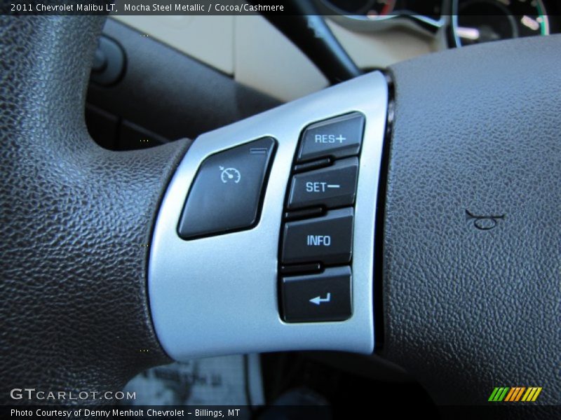 Mocha Steel Metallic / Cocoa/Cashmere 2011 Chevrolet Malibu LT