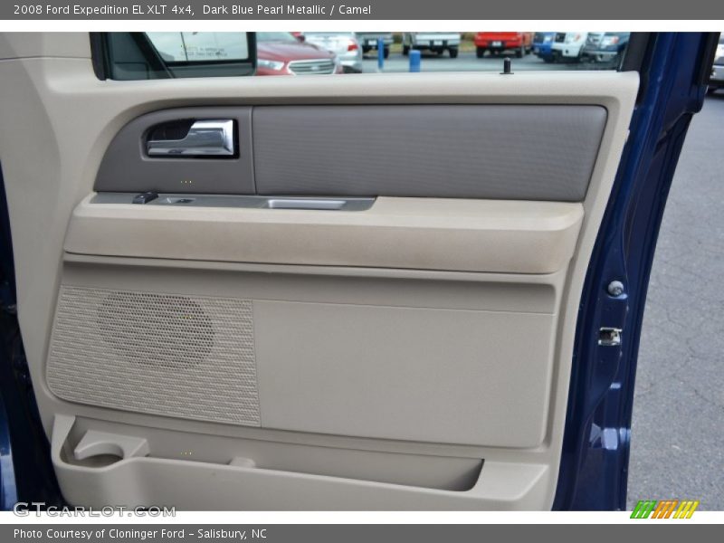 Dark Blue Pearl Metallic / Camel 2008 Ford Expedition EL XLT 4x4