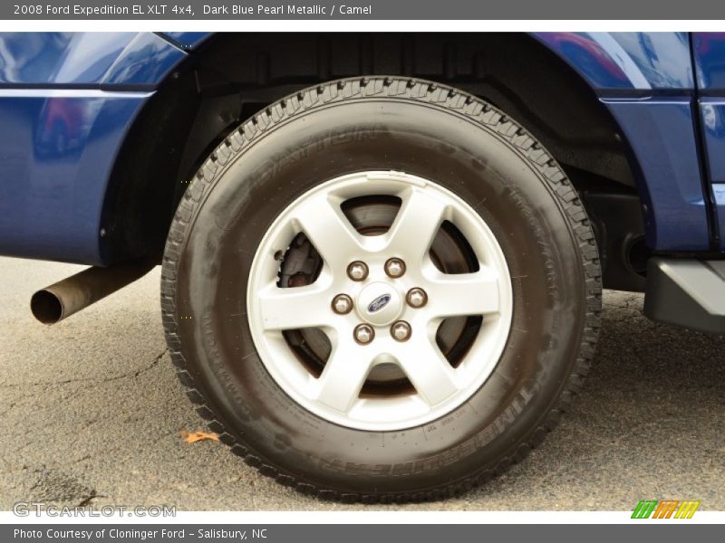 Dark Blue Pearl Metallic / Camel 2008 Ford Expedition EL XLT 4x4