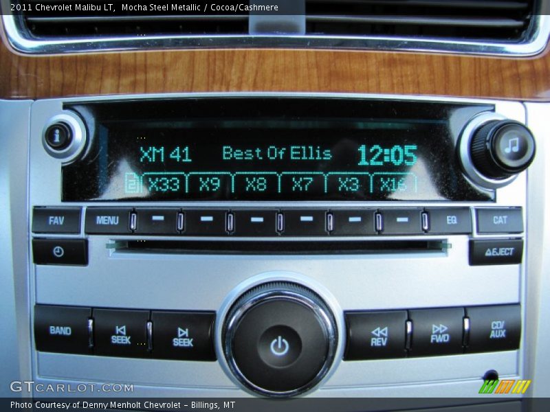 Mocha Steel Metallic / Cocoa/Cashmere 2011 Chevrolet Malibu LT