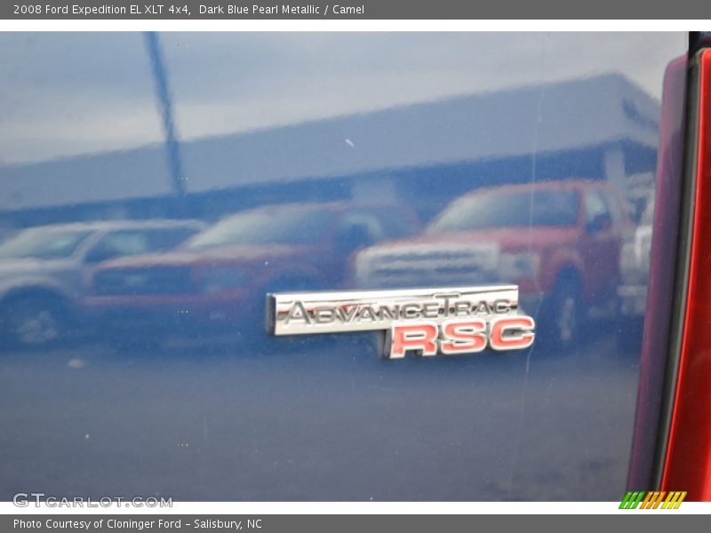 Dark Blue Pearl Metallic / Camel 2008 Ford Expedition EL XLT 4x4