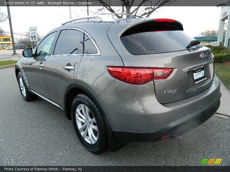 Midnight Mocha / Graphite 2009 Infiniti FX 35 AWD