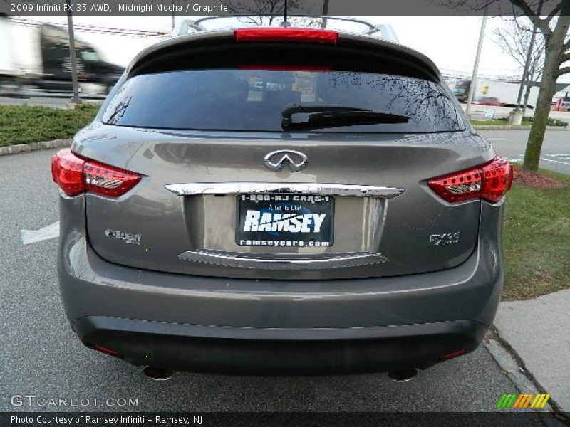 Midnight Mocha / Graphite 2009 Infiniti FX 35 AWD