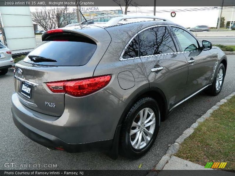Midnight Mocha / Graphite 2009 Infiniti FX 35 AWD
