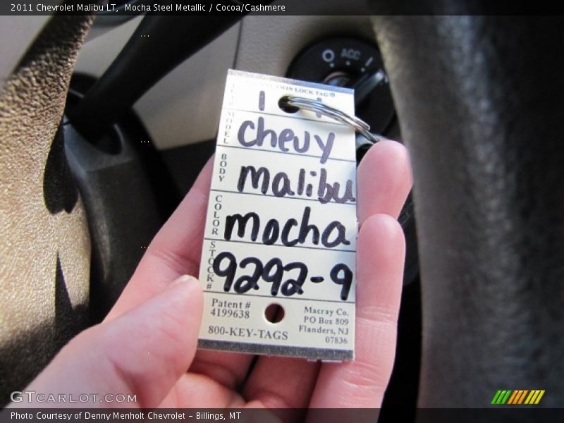 Mocha Steel Metallic / Cocoa/Cashmere 2011 Chevrolet Malibu LT