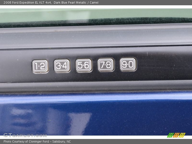 Dark Blue Pearl Metallic / Camel 2008 Ford Expedition EL XLT 4x4