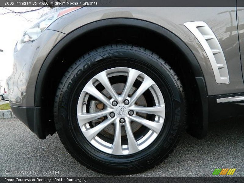Midnight Mocha / Graphite 2009 Infiniti FX 35 AWD