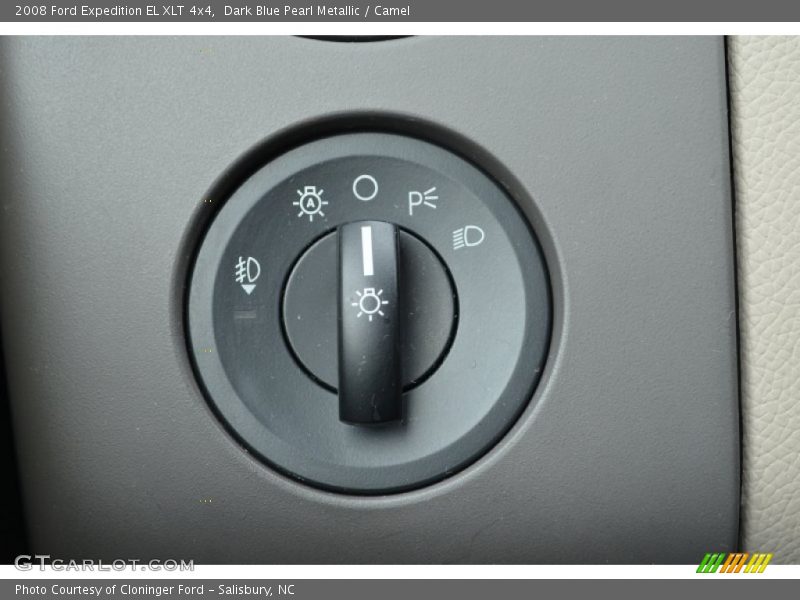 Dark Blue Pearl Metallic / Camel 2008 Ford Expedition EL XLT 4x4