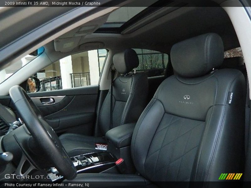Midnight Mocha / Graphite 2009 Infiniti FX 35 AWD