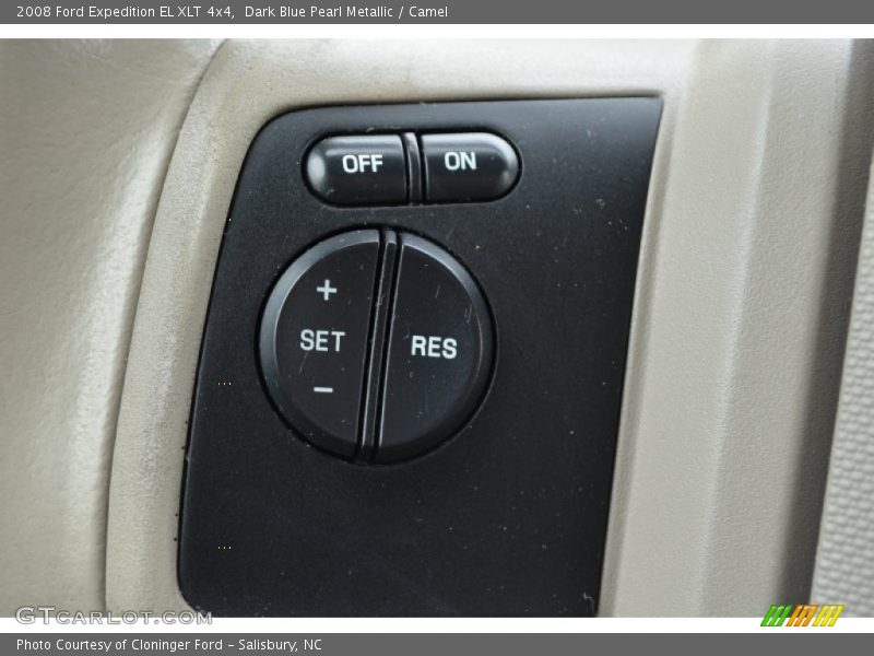 Dark Blue Pearl Metallic / Camel 2008 Ford Expedition EL XLT 4x4